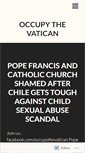 Mobile Screenshot of occupythevatican.com